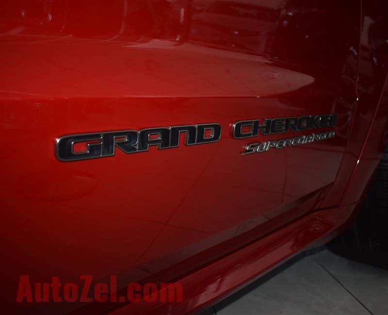 JEEP GRAND CHEROKEE SUPERCHARGED- 2018- RED- 35 000 KM- GCC SPECS