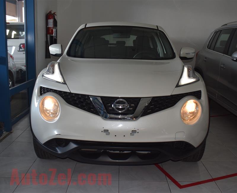 NISSAN JUKE- 2015- WHITE- 35 000 KM- GCC SPECS