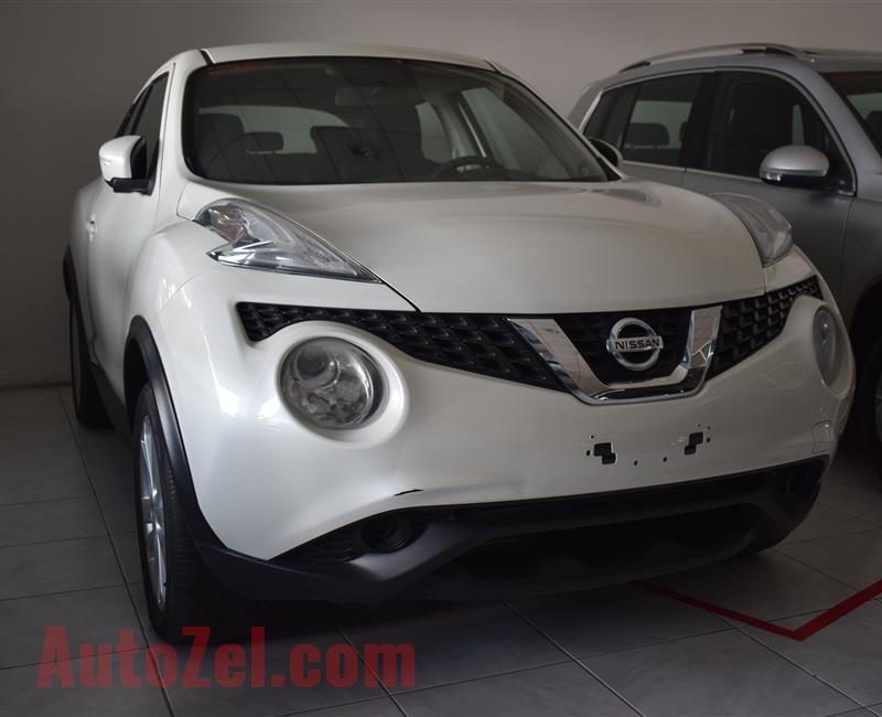 NISSAN JUKE- 2015- WHITE- 35 000 KM- GCC SPECS