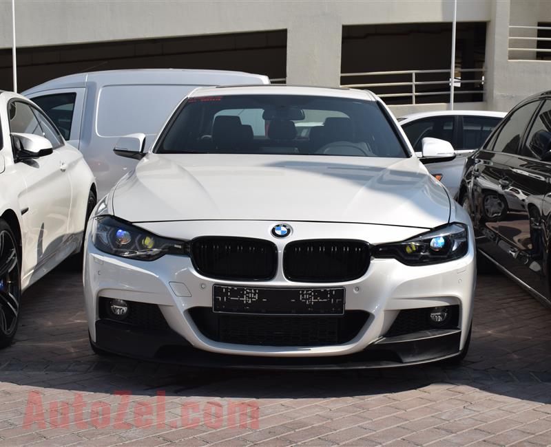 BMW 330i- 2017- WHITE- 27 000 KM- GCC SPECS