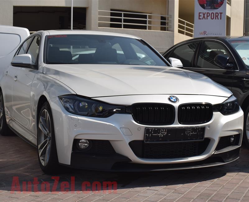 BMW 330i- 2017- WHITE- 27 000 KM- GCC SPECS