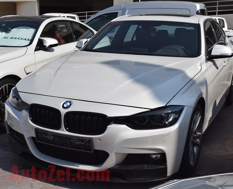 BMW 330i- 2017- WHITE- 27 000 KM- GCC SPECS