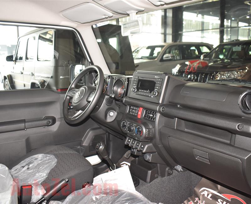 SUZUKI JIMNY- 2019- WHITE- GCC SPECS- MANUAL TRANSMISSION