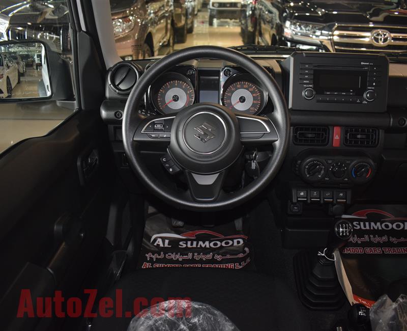 SUZUKI JIMNY- 2019- WHITE- GCC SPECS- MANUAL TRANSMISSION