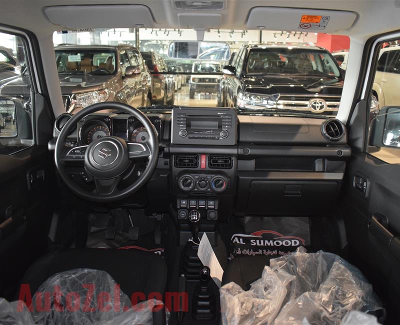 SUZUKI JIMNY- 2019- WHITE- GCC SPECS- MANUAL TRANSMISSION