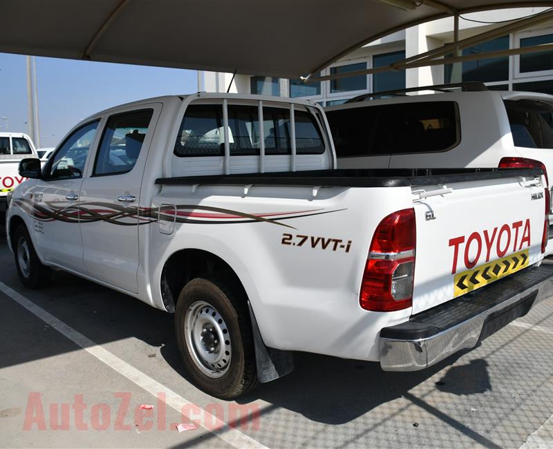 TOYOTA HILUX GL 4X2- 2015- WHITE- 95 000 KM- GCC SPECS