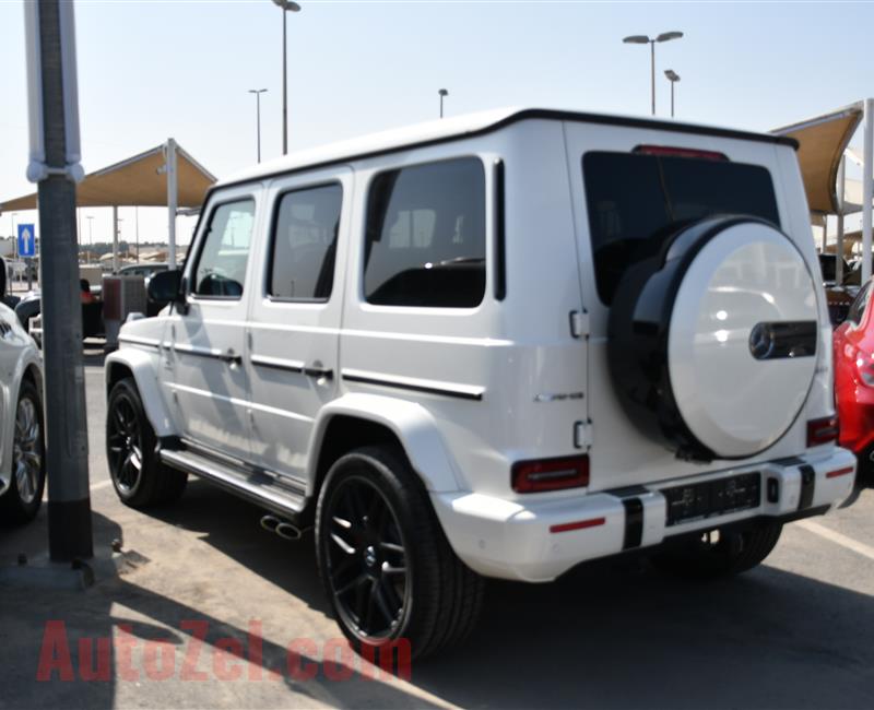 MERCEDES-BENZ G63- 2020- WHITE- 3 000 KM- GCC SPECS