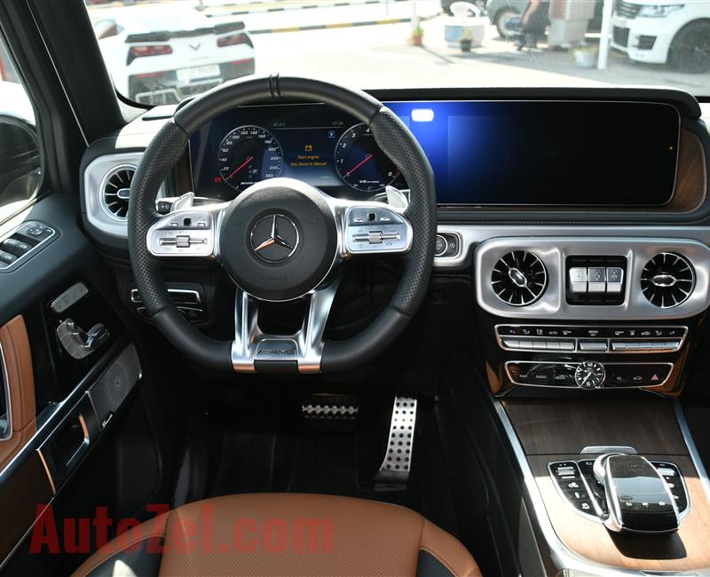 MERCEDES-BENZ G63- 2020- WHITE- 3 000 KM- GCC SPECS