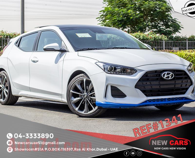 HYUNDAI VELOSTER- 2019- WHITE- 12 508 KM