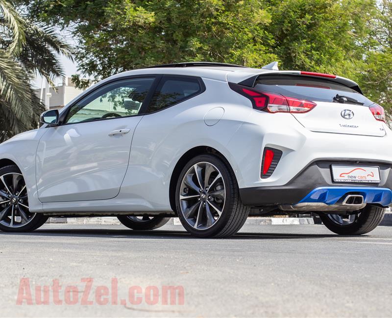 HYUNDAI VELOSTER- 2019- WHITE- 12 508 KM