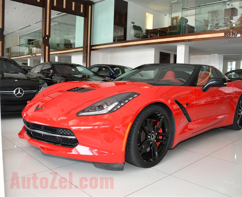 CHEVROLET CORVETTE- 2014- RED- 54 000 KM- GCC SPECS