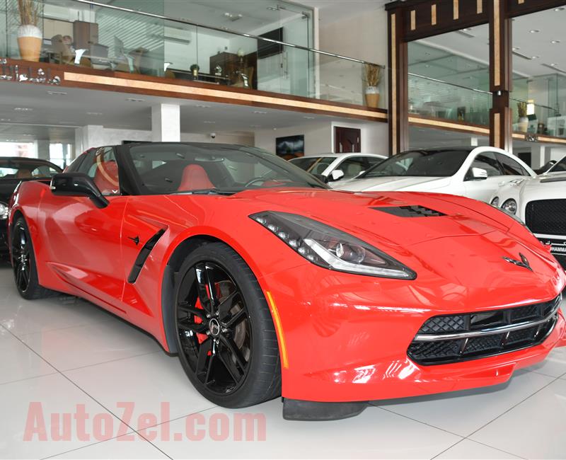 CHEVROLET CORVETTE- 2014- RED- 54 000 KM- GCC SPECS