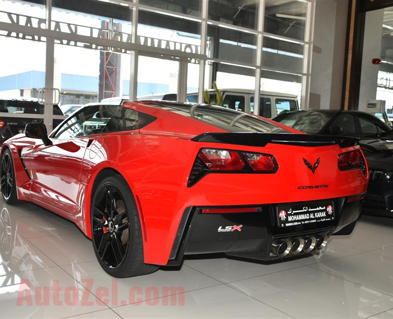 CHEVROLET CORVETTE- 2014- RED- 54 000 KM- GCC SPECS