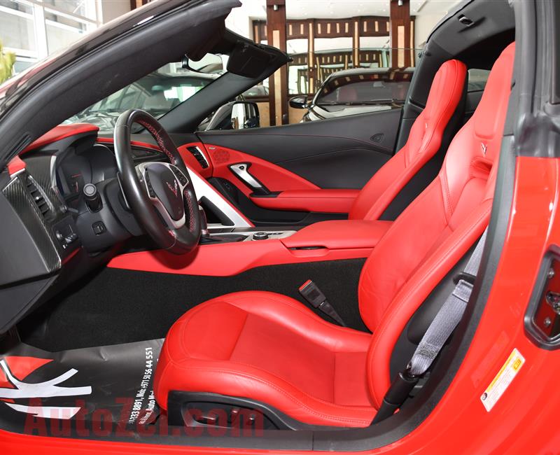 CHEVROLET CORVETTE- 2014- RED- 54 000 KM- GCC SPECS