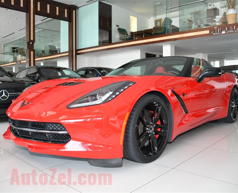 CHEVROLET CORVETTE- 2014- RED- 54 000 KM- GCC SPECS