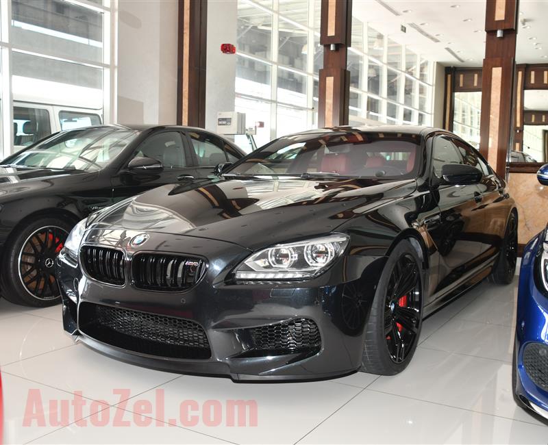 BMW M6- 2015- BLACK- 94 000 KM- GCC SPECS