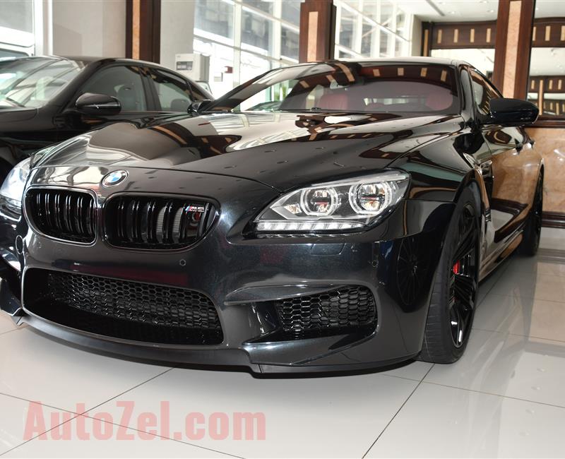 BMW M6- 2015- BLACK- 94 000 KM- GCC SPECS