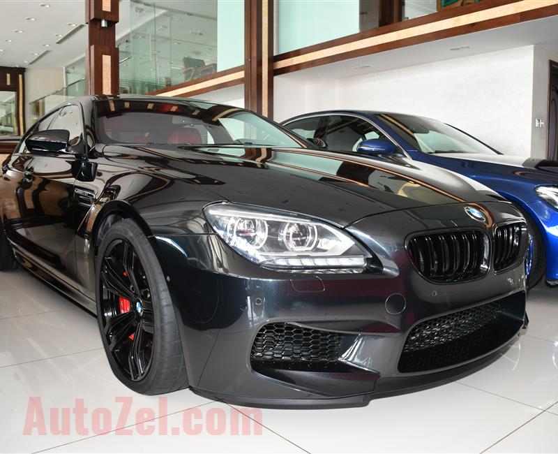 BMW M6- 2015- BLACK- 94 000 KM- GCC SPECS