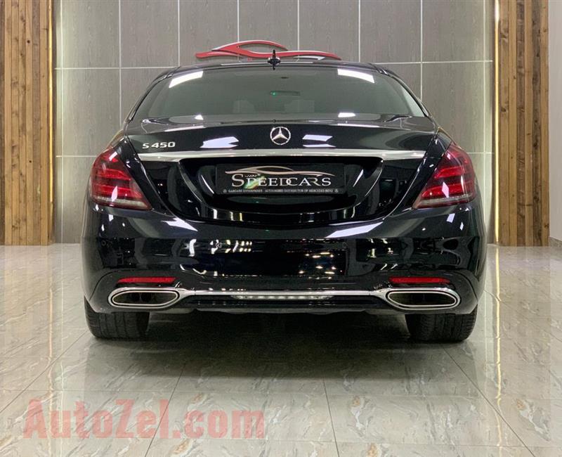 MERCEDES BENZ S450 / 2018 / BLACK / GCC