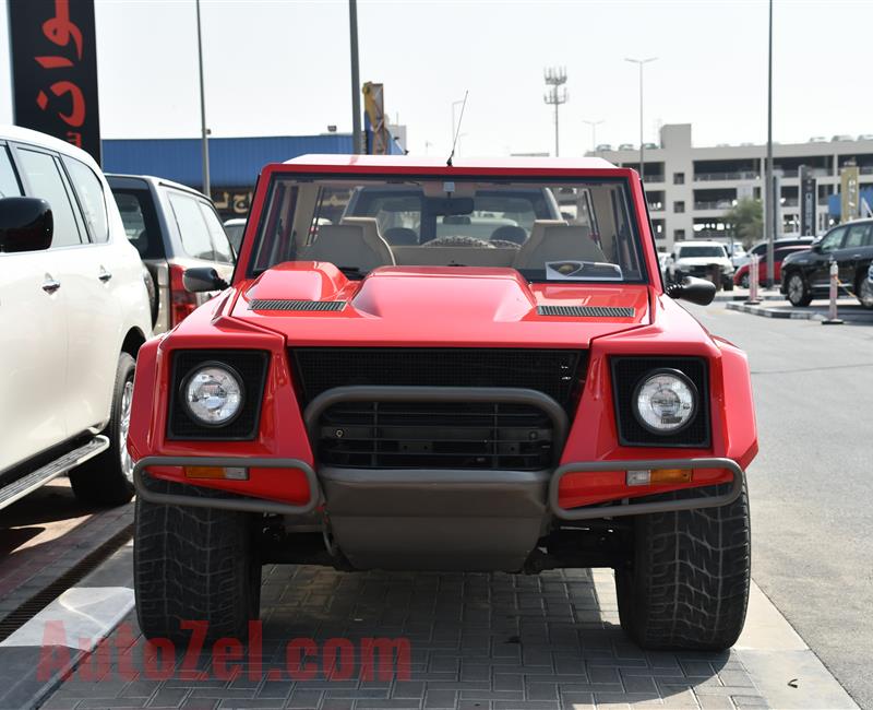 LAMBORGHINI LM002- 1987- RED- 14 000 KM