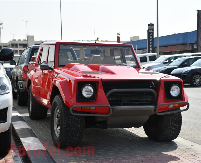 LAMBORGHINI LM002- 1987- RED- 14 000 KM