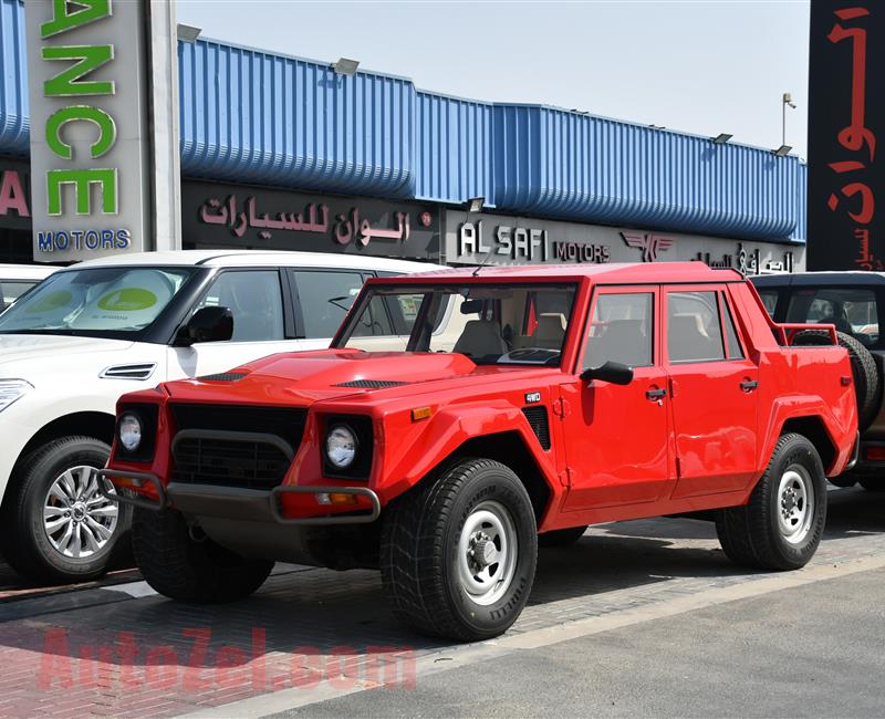 LAMBORGHINI LM002- 1987- RED- 14 000 KM