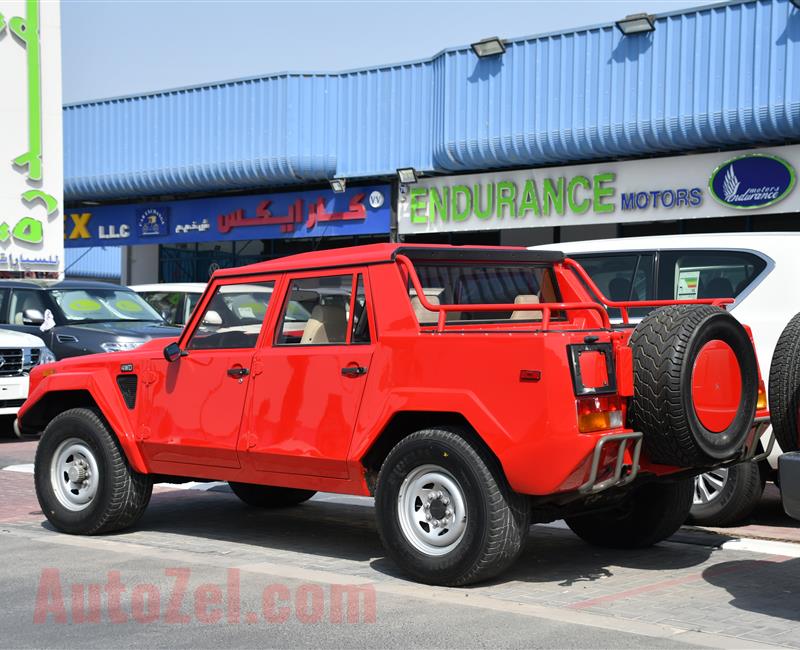 LAMBORGHINI LM002- 1987- RED- 14 000 KM