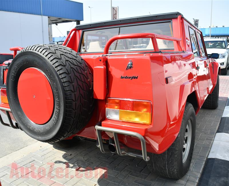 LAMBORGHINI LM002- 1987- RED- 14 000 KM