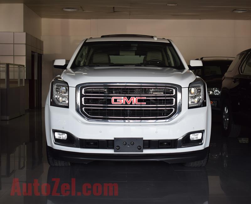 GMC YUKON- 2018- WHITE- 80 000 KM- GCC SPECS- CALL FOR THE PRICE