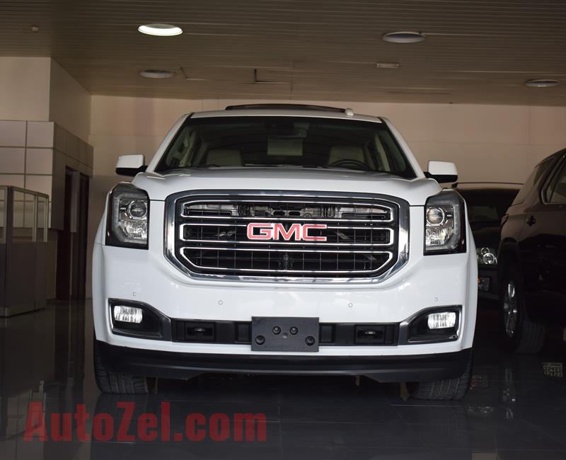 GMC YUKON- 2018- WHITE- 80 000 KM- GCC SPECS- CALL FOR THE PRICE