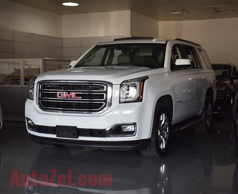 GMC YUKON- 2018- WHITE- 80 000 KM- GCC SPECS- CALL FOR THE PRICE