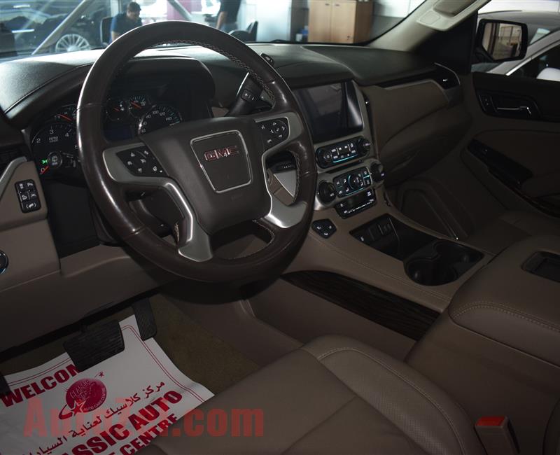 GMC YUKON- 2018- WHITE- 80 000 KM- GCC SPECS- CALL FOR THE PRICE