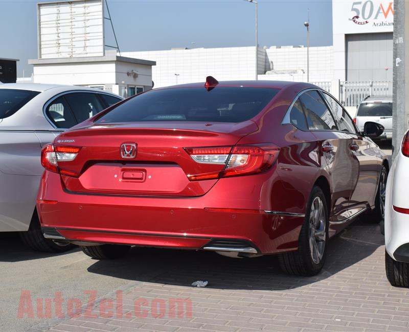 HONDA ACCORD- 2018- RED- 37 000 KM- GCC SPECS