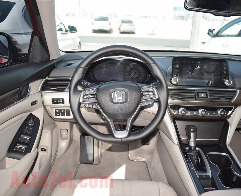 Honda Accord 2018 Red 37 000 Km Gcc Specs