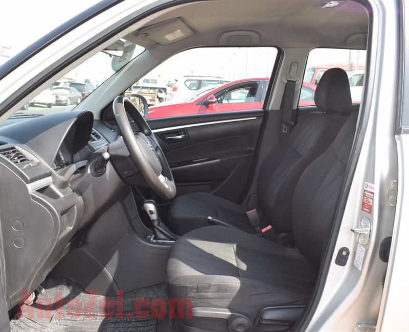 SUZUKI SWIFT- 2015- SILVER- 82 000 KM- GCC SPECS