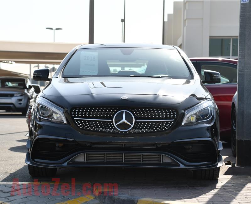 MERCEDES-BENZ CLA45- 2018- BLACK- 15 000 MILES- AMERICAN SPECS