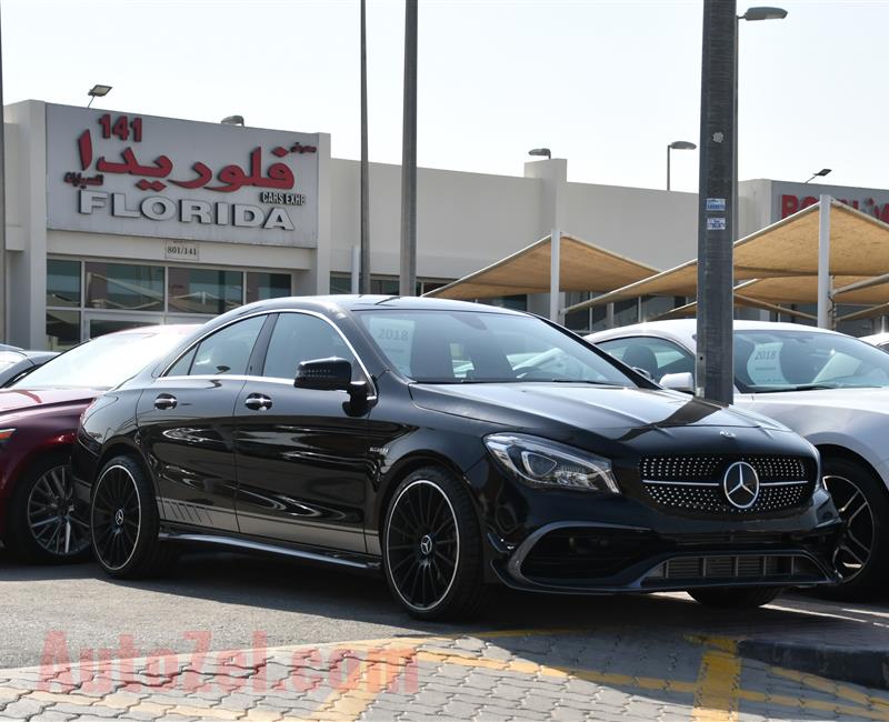 MERCEDES-BENZ CLA45- 2018- BLACK- 15 000 MILES- AMERICAN SPECS