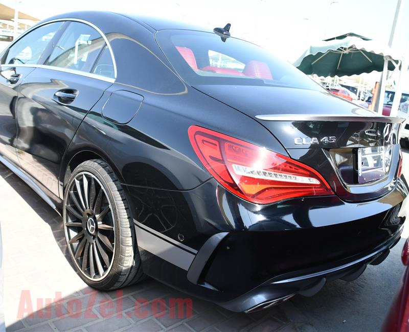 MERCEDES-BENZ CLA45- 2018- BLACK- 15 000 MILES- AMERICAN SPECS