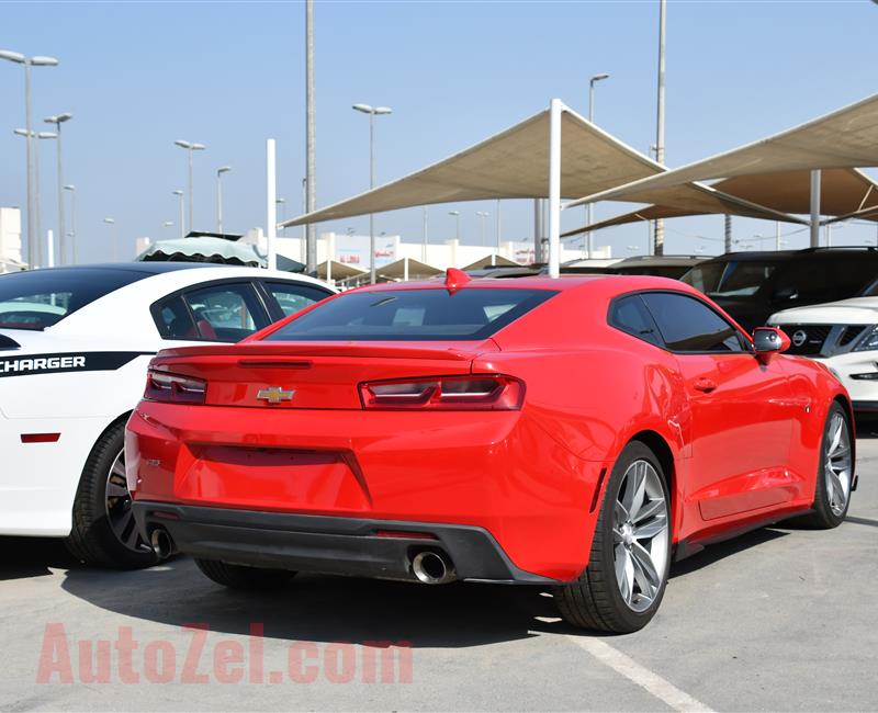 CHEVROLET CAMARO- 2018- RED- 17 000 MILES- AMERICAN SPECS