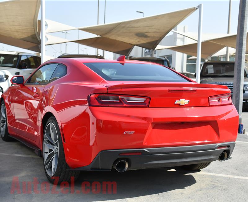 CHEVROLET CAMARO- 2018- RED- 17 000 MILES- AMERICAN SPECS