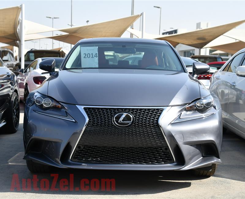 LEXUS IS350- 2014- GRAY- 35 000 MILES- AMERICAN SPECS