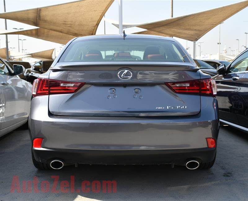 LEXUS IS350- 2014- GRAY- 35 000 MILES- AMERICAN SPECS