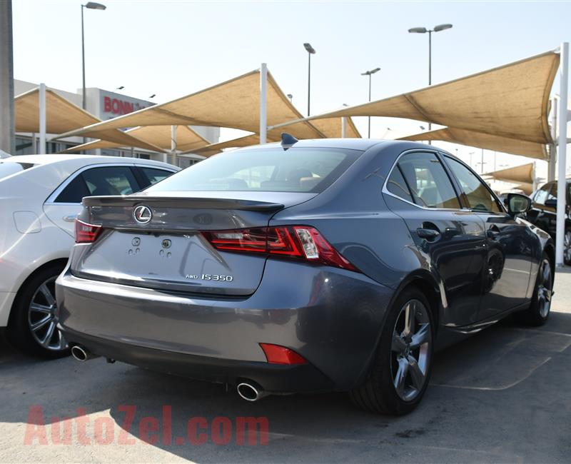 LEXUS IS350- 2014- GRAY- 35 000 MILES- AMERICAN SPECS