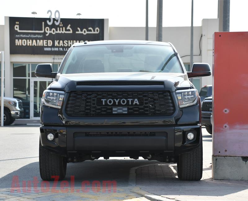 TOYOTA TUNDRA SR5 TSS- 2018- BLACK- 10 000 MILES- AMERICAN SPECS