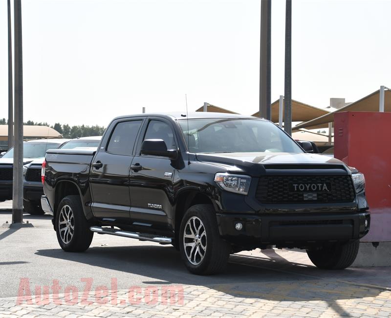 TOYOTA TUNDRA SR5 TSS- 2018- BLACK- 10 000 MILES- AMERICAN SPECS