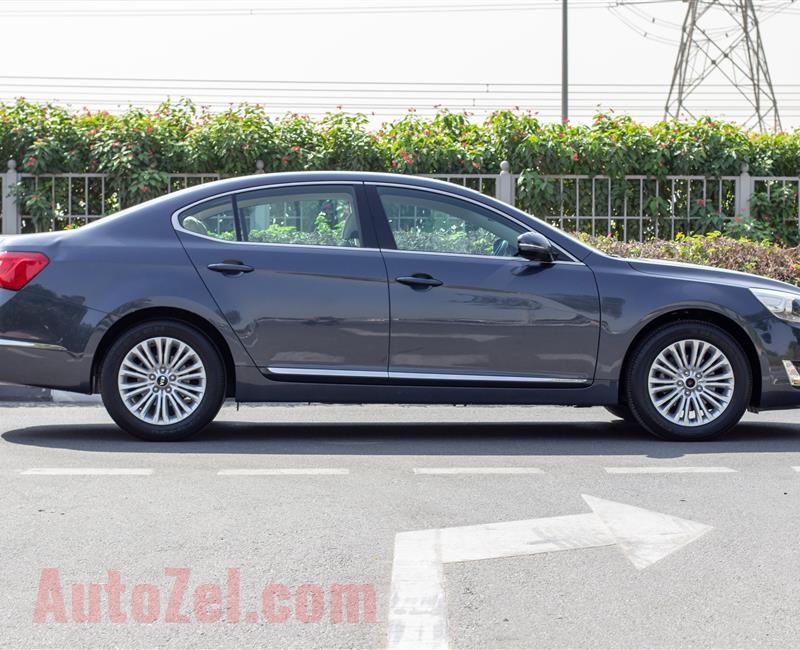 KIA CADENZA- 2015- GRAY- 93 272 KM- GCC SPECS