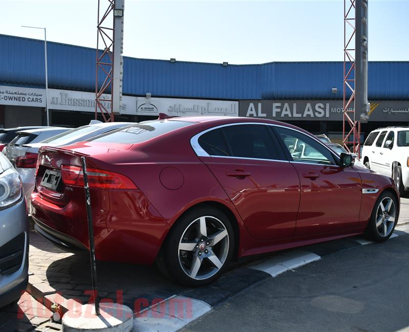 JAGUAR XE- 2016- RED- 13 000 KM- GCC SPECS