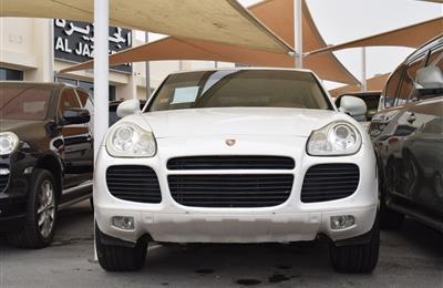 PORSCHE CAYENNE TURBO- 2005- WHITE- 160 000 KM- GCC SPECS