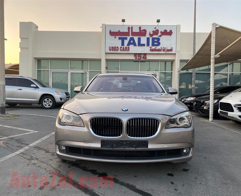 BMW 730Li- 2013- GOLD- 169 000 KM- GCC SPECS