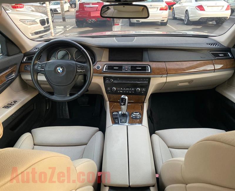 BMW 730Li- 2013- GOLD- 169 000 KM- GCC SPECS